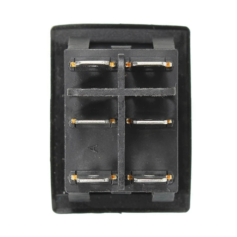 2 шт. 12V Прямоугольник душь 6Pin DPDT блокировки ВКЛ-ВЫКЛ-на кулисный переключатель Водонепроницаемый