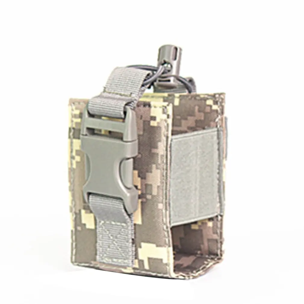 ACU Camouflage Сумка-посылка, тактическая, Спортивная, подвеска, военный, Молл, нейлон, радио, портативная, охотничий, держатель рации, сумка, журнал, маг, карман - Цвет: ACU Camouflage