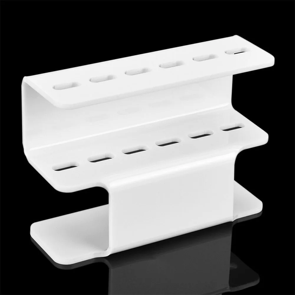 

Storage Makeup Portable Home Stable Eyelash Tweezers Stand Stabilize Organizer Acrylic 6 Holes Travel Display Rack Holder