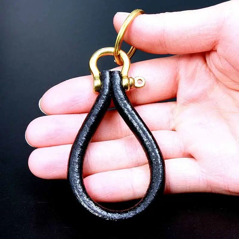 Черный Vintage Genuine Leather Key Wallet Women Keychain Covers Key Holder Car Keys Housekeeper Keys Organizer - Цвет: Черный