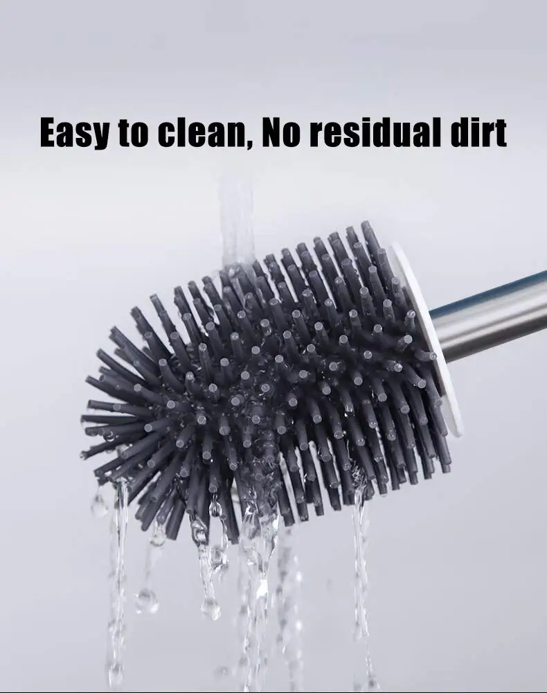 ершик для унитазаЩетка унитаза Cleanhome из ТПР с продуманным дизайном пинцет и