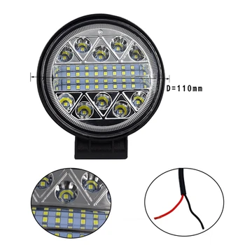 

Round LED Lights 6000K DC9-30V Wateproof Anti Dust Anti corrosion Set Parts Car