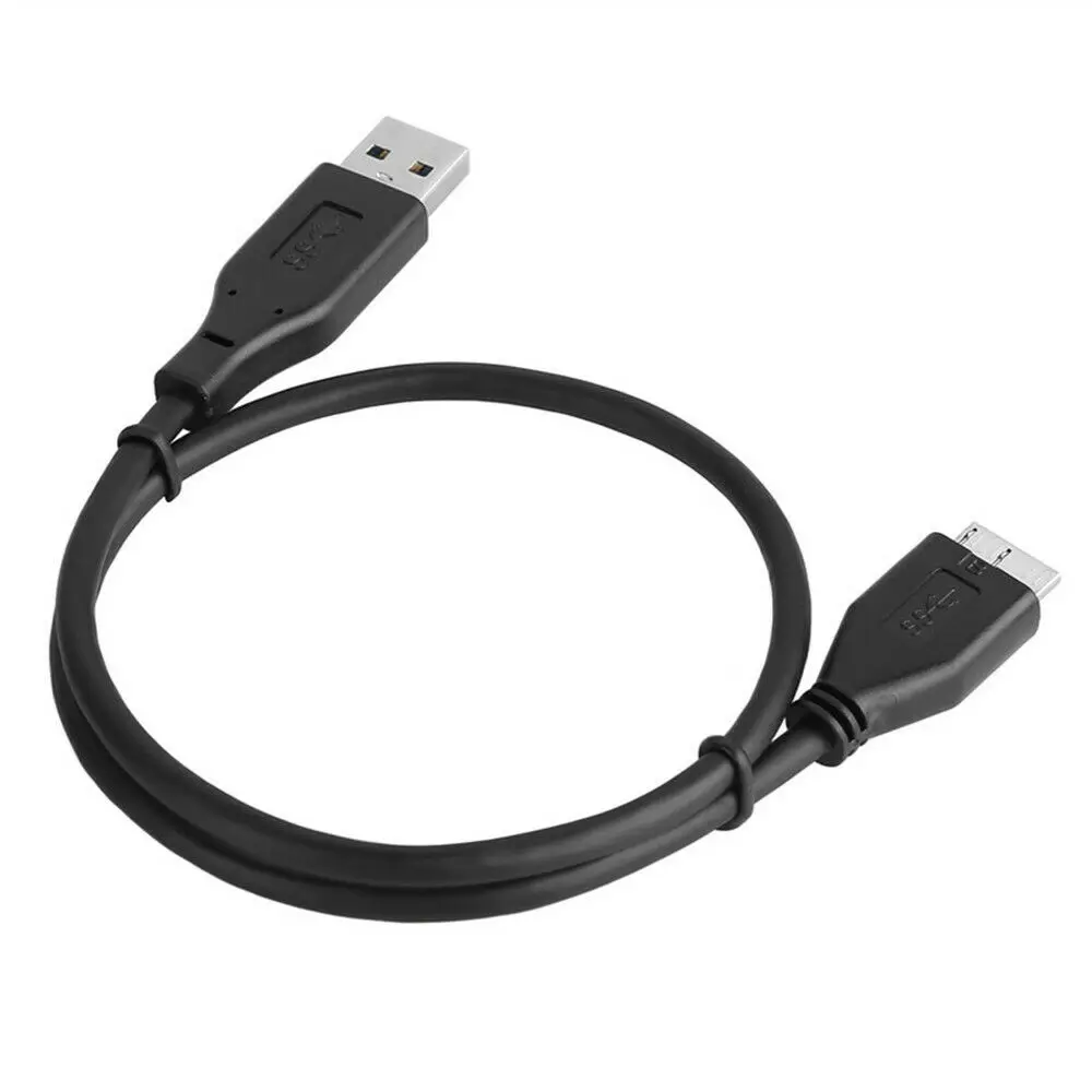 1pc Black USB 3 0 Data Cable Cord For WD My Passport Ultra Portable Hard Drive 2