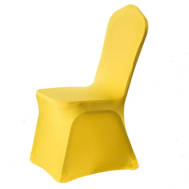 Сплошной цвет чехол для кресла спандекс стрейч эластичные чехлы на стулья белый для столовой кухни свадьбы банкета отеля - Цвет: A10