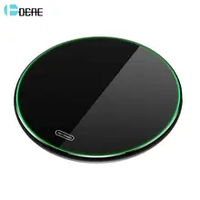 DCAE 10 Вт беспроводной зарядный коврик Qi Быстрая зарядка USB быстрая зарядка для iPhone 11 Pro X XR XS 8 samsung S10 S9 Note 10 9 Xiaom Mi 9