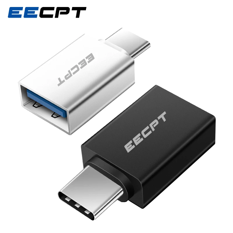 OTG переходник USB тип C для Macbook Samsung S10 S9 Huawei Mate 20 P20|Кабели мобильных телефонов| |