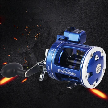 

ACL 30/50D 3.8:1/5.2:1 12BB Counting Fishing Reel Electric Depth High Speed Counting Left /Right Hand Drum Fishing Reel