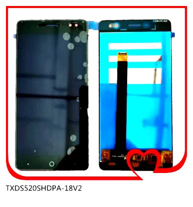 TXDS520SHDPA-18V2 ЖК-дисплей Сенсорный экран дигитайзер сенсорный экран Панель ЖК-дисплей Экран компонентов сборки+ Отправить клейкую ленту 3м+ Инструменты