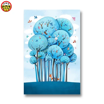 

Diy Digital Oil Painting Animal Landscape Dolphin Miracle Warm Hand Decoration Painting Hand-painted Color Creative Child Cotton