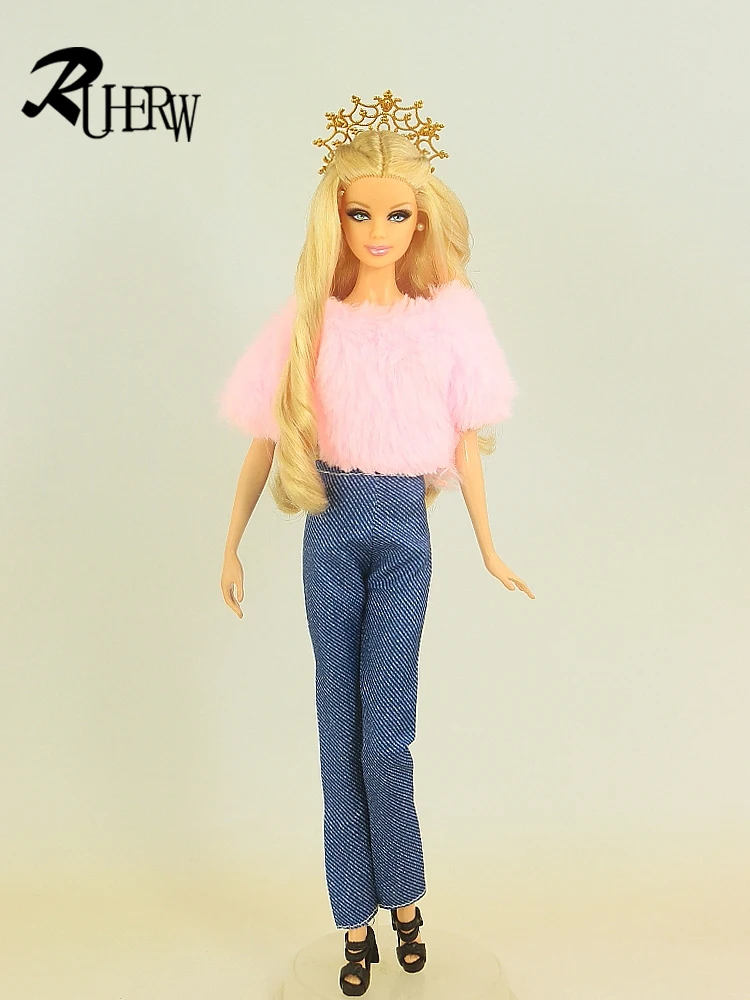 1 Pcs Doll Dress Fashion Clothes For Barbie Doll Dress Baby Girl Birthday Present For Kids