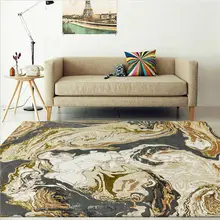 Ковер для гостиной, скандинавский, абстрактный, позолоченный, морской, темно-серый, с рисунком, ковер для спальни, современный, детский Декор для мальчика