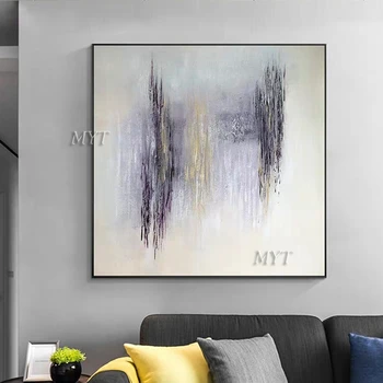 

Black And Yellow Abstract Oil Painting Hand-painted Wall Art Home Decor Picture Modern Hand Painted Oil Painting On Canvas