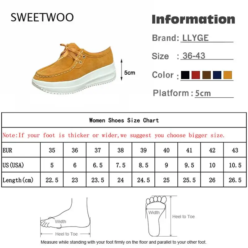 Women's Vulcanized Shoes Flock Ladies Sewing Flat Platform Lace-Up Casual Autumn Female  2021 Fashion New Comfort