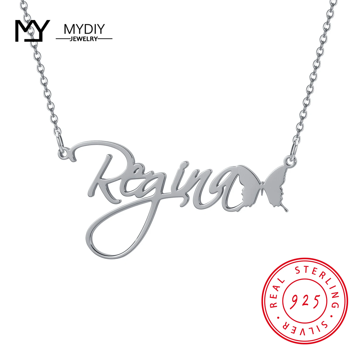 

925 стерлингового серебра на заказ 2021, популярная модель, ожерелье в стиле ретро простые геометрические подвесные подарочные брелки в минималистском стиле, хорошее ювелирное изделие