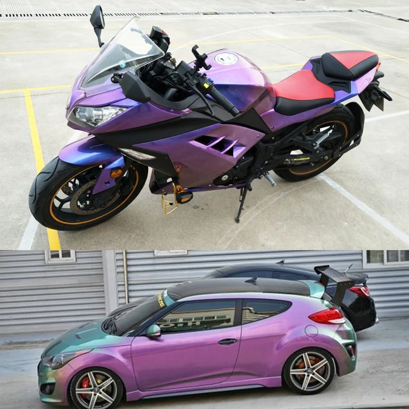 50/100g Chameleon Pearl Powder Car Nail Shining Powder Chameleon