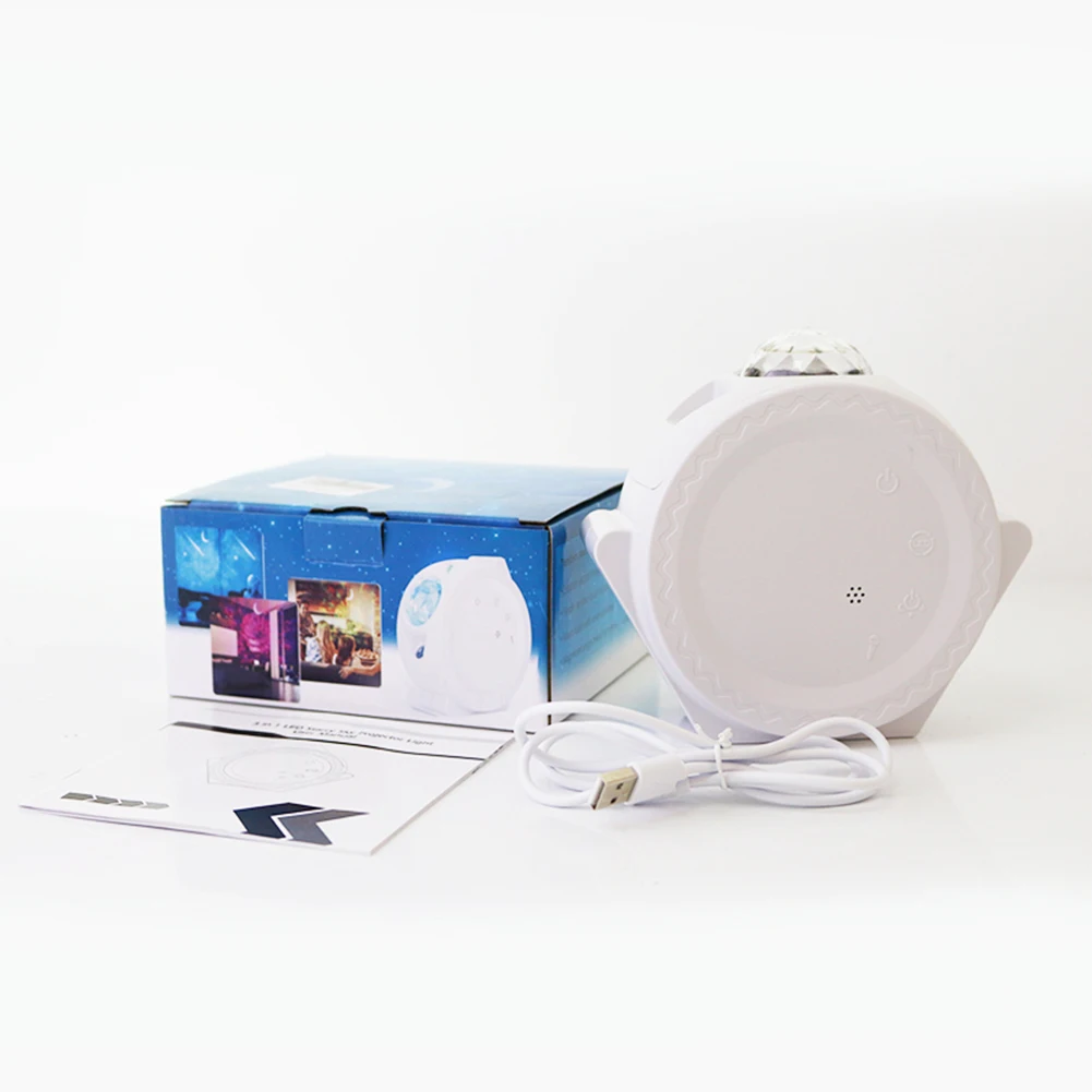 СВЕТОДИОДНАЯ Лампа для проектора Galaxy 360 Звездный Ночной свет звездное небо Bluetooth