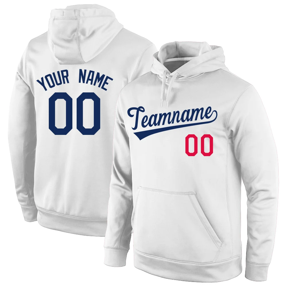 Men Hoodies Print Team Name & Number Design Personalized Pullover Casual Sports Wear