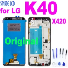 Écran tactile LCD de remplacement, 5.7 pouces, pour LG K40, LG X4 2019, K12 Plus, LMX420, Original=