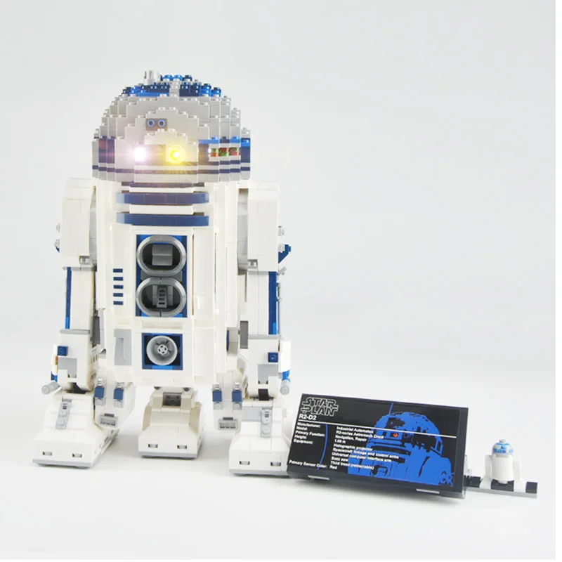 05043 Звездные войны космос из печати R2-D2 набор роботов модель строительные блоки 2127 шт Кирпичи Игрушки совместимы с Bela 10225