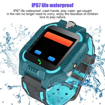 

Children'S Watch With Thermometer Body Temperature Measurement Waterproof Positioning Multifunctional Student Smart Watch