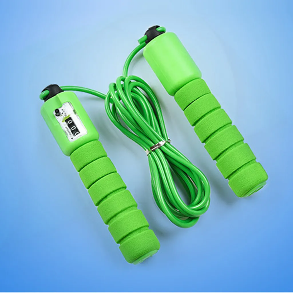 Jump Ropes With Counter Sports Fitness Adjustable Fast Speed Counting Jump Skip Rope Portable Durable Advanced Skipping Wire 319