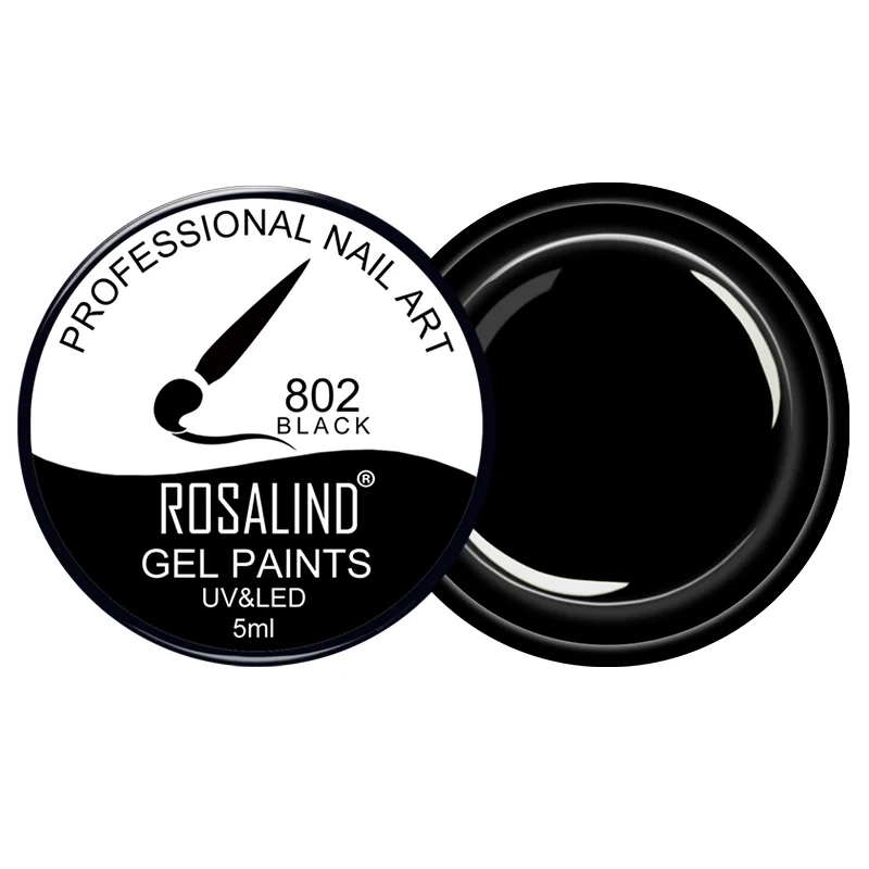 GN38-ROSALIND ROSALIND 5 мл Гель-лак для рисования 142 цветов набор гель-лаков для ногтей для маникюра Сделай Сам верхнее Базовое покрытие Hybird дизайн праймер для ногтей - Цвет: GN38-ROSALIND