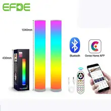 

APP Bluetooth LED Lamp Music Rhythm Voice-activated Atmosphere Light Smart LED Light Bars Car Ambient Light Home decoration