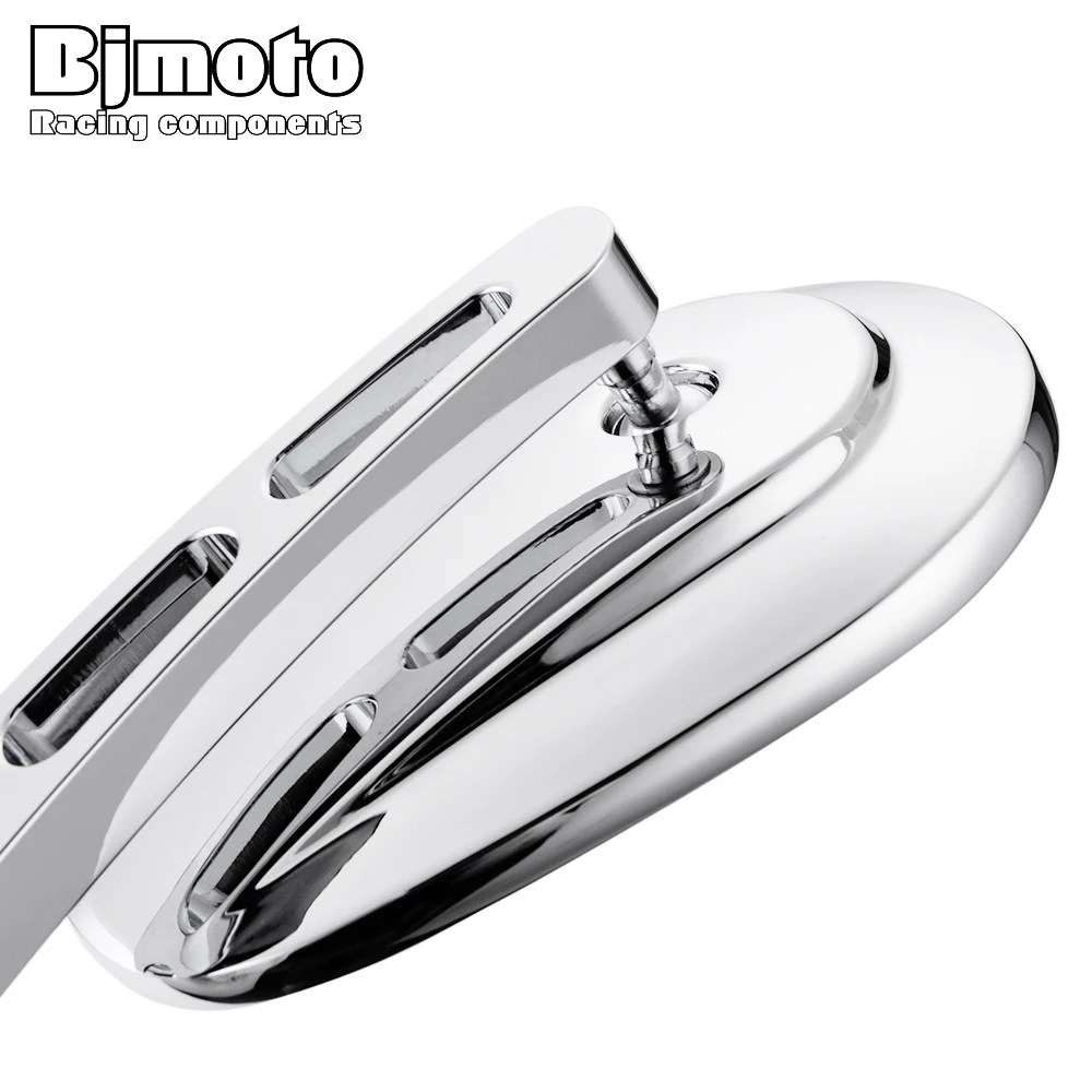 BJMOTO мотоцикл зеркало заднего вида для Harley Sportster 883 1200 Rod Road King Street Glide ночной мотоцикл боковые зеркала заднего вида