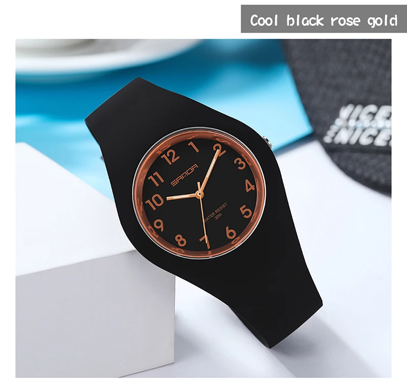 2021 New Sports Electronic 30M Waterproof Multifunction Personality Student Hand Plate Watches Quartz Movement Calendar 6056