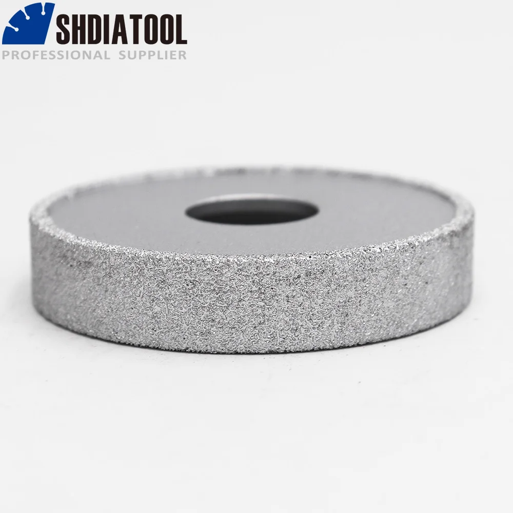 Dia75mmX30mm Hand-held Grinding Wheel Vacuum Brazed Diamond Flat Grinding Wheel Profile For Artificial Stone abrasive wheel,grinding wheel