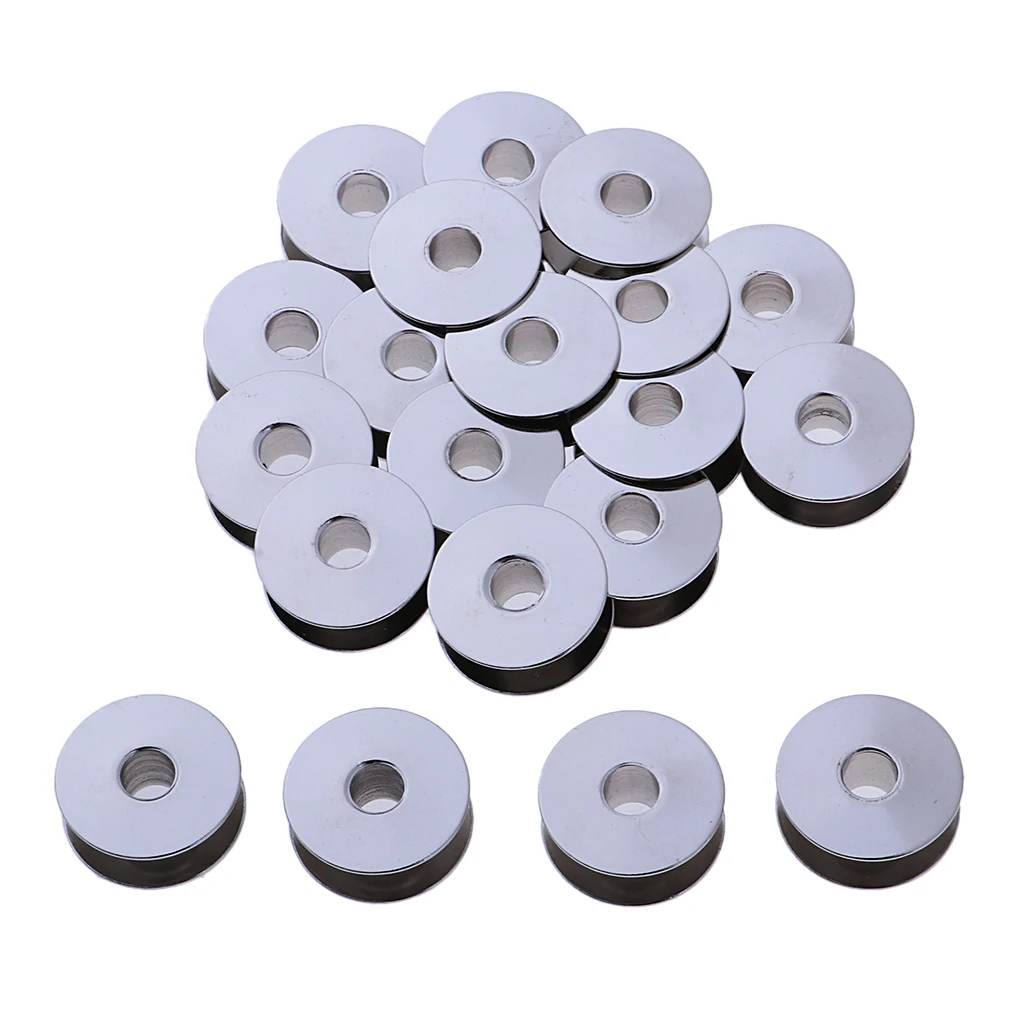 Pack Of 20 Metal Industrial Sewing Machine BobbinS For  Juki Singer