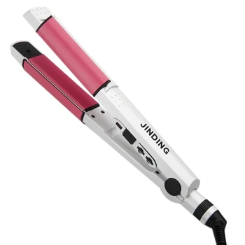 

Hot TOD-Jinding Nano Titanium Ceramic Technology Thermostat Hair Curling Hair Straight 2-In-1 Use Styling Tools Flat Iron Eu P