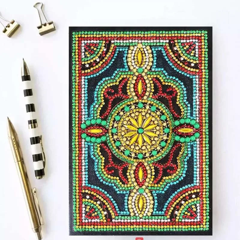 64-pagina Диамант schilderij блокнот специальный vorm nieuw продукт dagboek 5D Диамант borduurwerk A5 mozaiek schilderij cadeau - Цвет: NB09