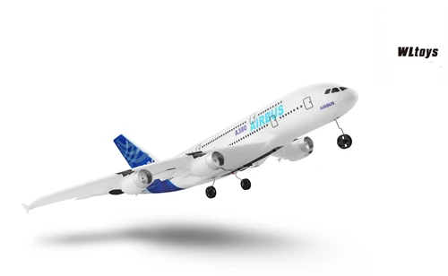 Tanie 2019 nowy WLtoys Airbus A380 air zabawki samoloty 2.4G 3Ch RC samolot puszczania samolotów samolot zabawki na zewnątrz Drone A120 A380 rc zabawki samoloty