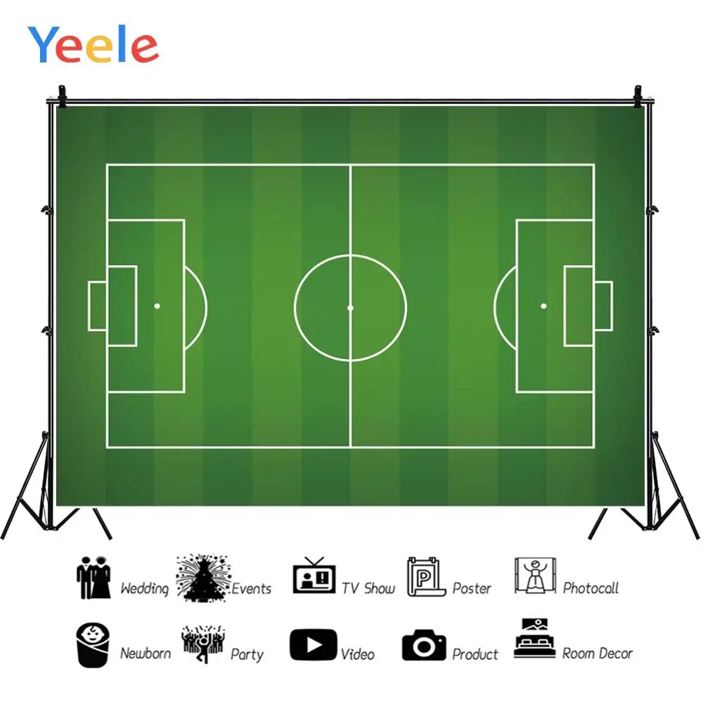 Yeele Футбол поле Спорт тактическая доска фотографии фоны профессиональные фотографические фоны для фотостудии
