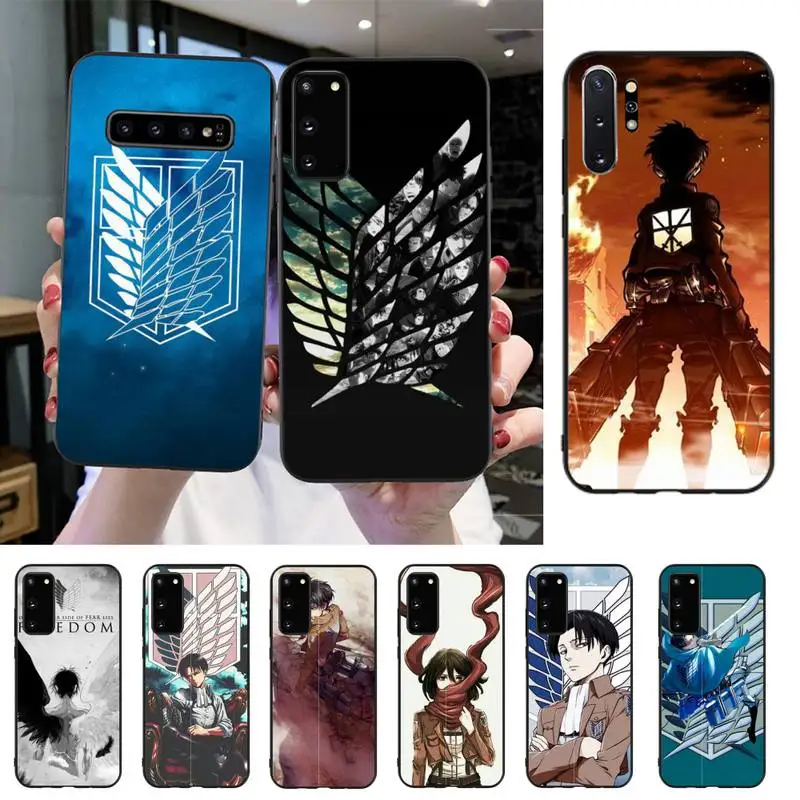 Babaite аниме японский атака на Титанов DIY окрашенный блестящий чехол для телефона