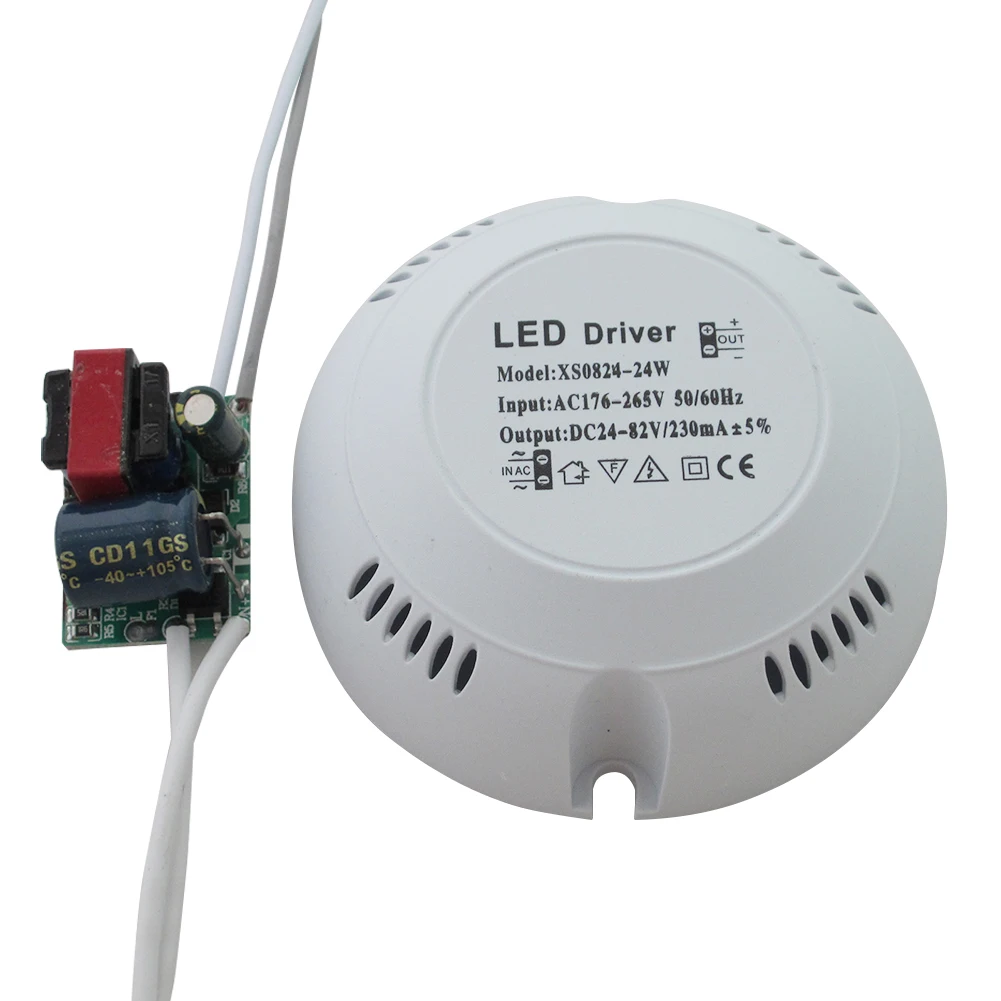 

Constant Current Ceiling Light Lamp Stable LED Driver Safe Downlights Power Supply Transform High Efficiency Accessories Round