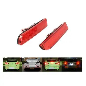 

CARALL LY0161 Kit 2 Led taillights red for Mitsubishi Lancer Outlander Sport RVR ASX Rear Bumper Tail Brake reflecto