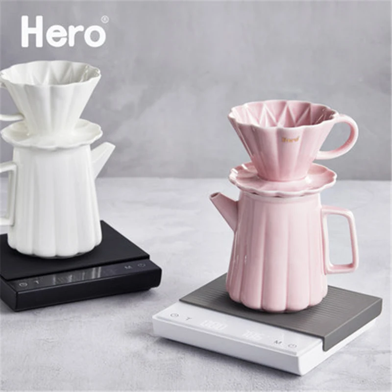 Умные цифровые весы Hero с таймером водонепроницаемые электронные для кофе