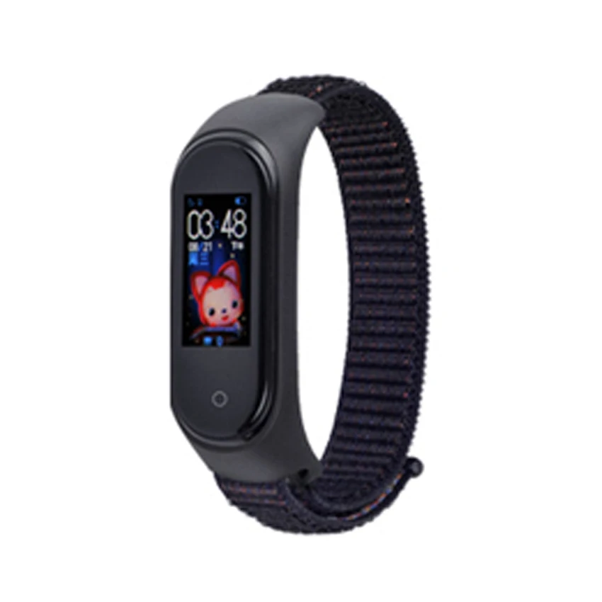 Nylon Strap Wristband for Xiaomi Mi Band 5 4 3 Wrist Bracelets Sport loop watch Belt Smart Watch Band Replacement Accessories