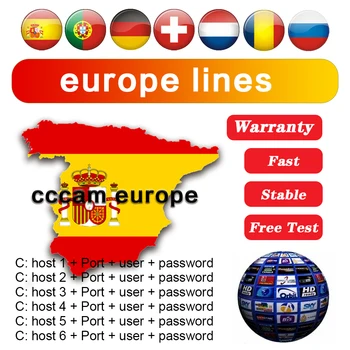 

The latest stable Spanish ccam europa 3/6 lines in Europe supports DVB-S2 GTmedia V9 Super-V7S-V8 Nova Freesat V9