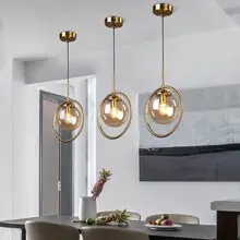 

Modern LED Pendant Lamps for Home Simple Glass Led Ring Light Nordic Decor Lights Living Room Hanging Light Fixtures Luminaire
