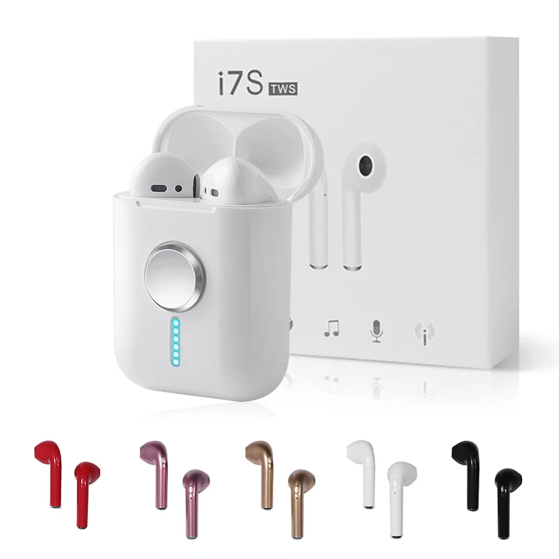 

In-Ear Stereo Mic Binaural Call Charging Box I7s Tws Sport Earphones Wireless Bluetooth Headphones 5.0 Earbuds Headphone