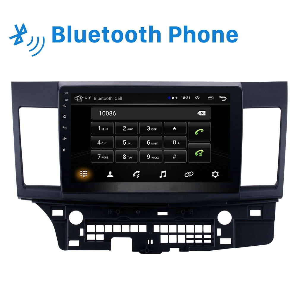 10," Android 9,1 автомобильный Радио стерео Мультимедийный плеер для Mitsubishi Lancer-ex 2008- gps навигация wifi видео плеер