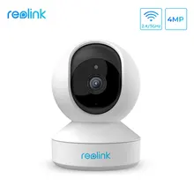 Reolink 4MP внутренняя ip камера 2,4G/5G Wi-Fi Pan& Tilt listen& talk sd-карта слот для камеры безопасности E1 Pro
