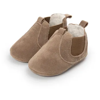 

Baby Boy Girl Suede Leather Infant First Walkers Newborn Sneakers Winter Warm Shoes Toddler Classic Boots Shoes Mocassins