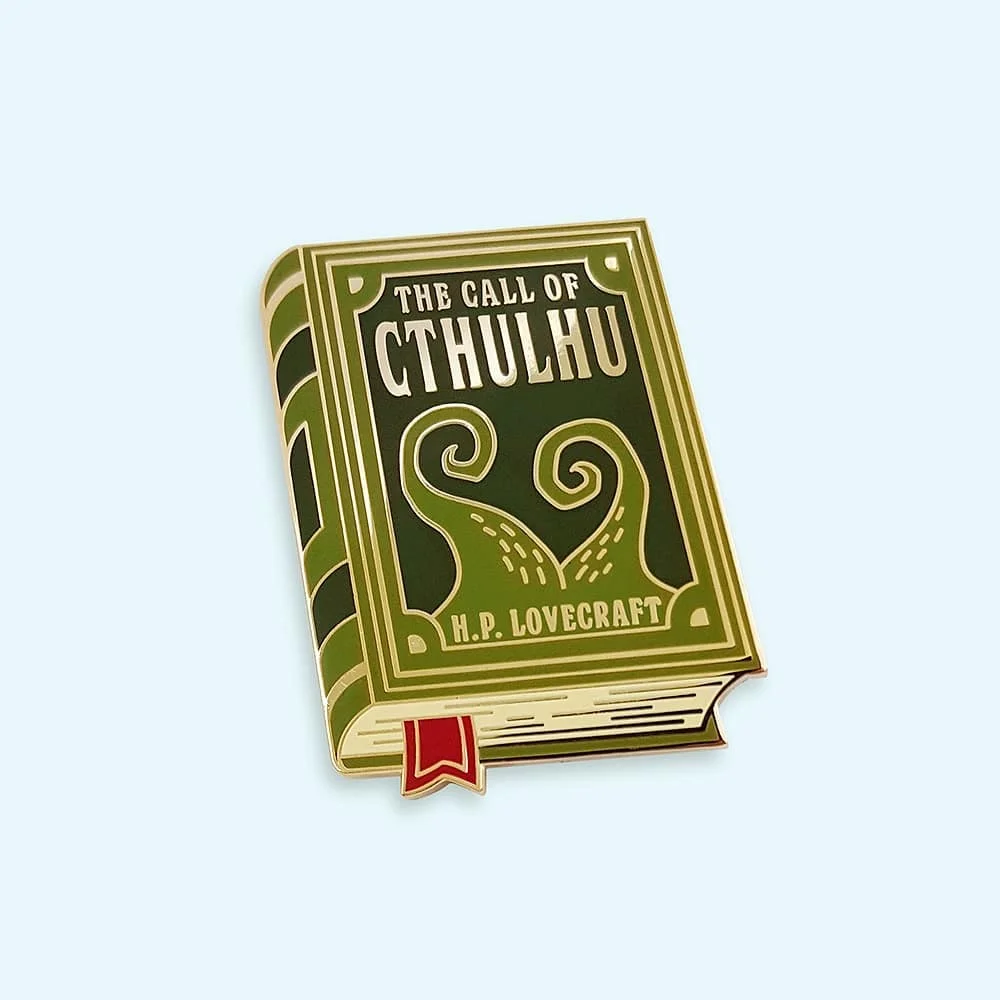 The Call of Cthulhu Hard Enamel Pins Book Great Old Ones Dangerous Magic Lapel Pin Jacket Jeans Badge Brooch Fashion Accessories | Украшения
