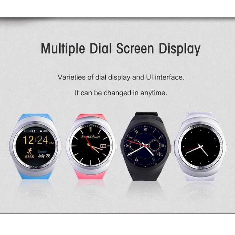 696 bluetooth y1 smart watch relogio android smartwatch phone call gsm sim remote camera information display sports pedometer