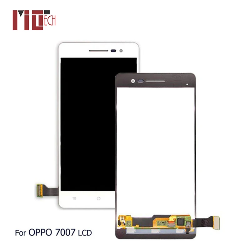 

LCD Display For OPPO R3 R7007 7007 Touch Screen Digitizer Full Assembly Replacement Parts White No Frame 5.0 inch 1280x720