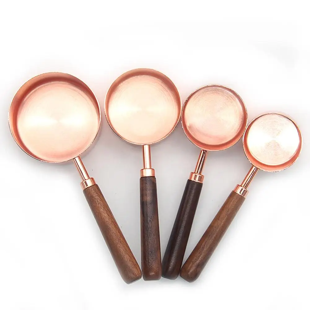 4 шт./компл. бытовые кухонные столовые приборы из розового золота утолщенные